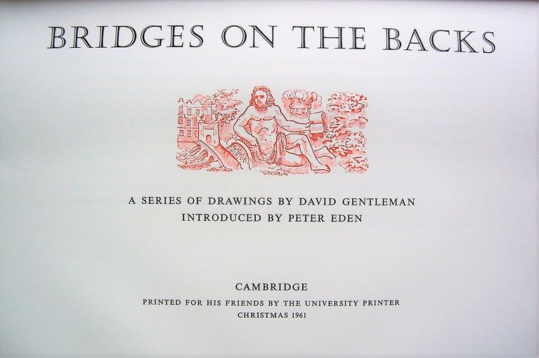 Image for the news item 'Rare Book Series: Bridges on the Backs' on 15 Dec 2021