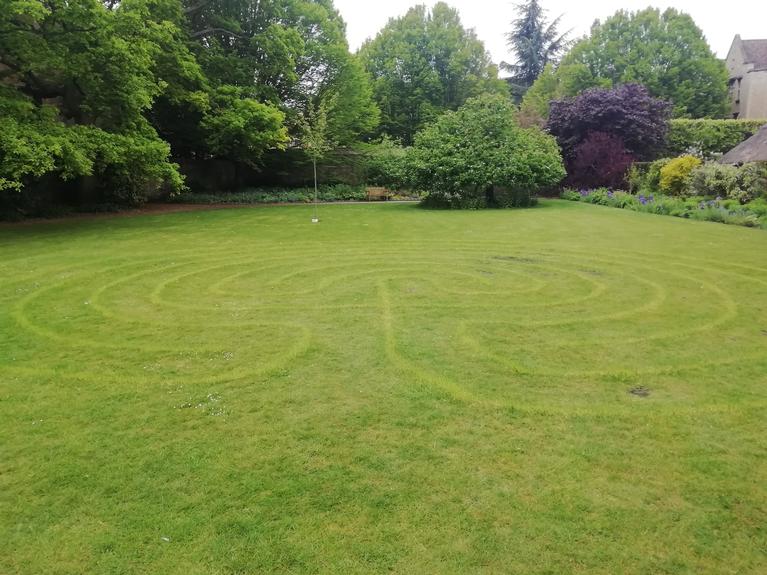 Image for the news item 'Week 6: Mindfulness - Labyrinth' on 7 May 2020