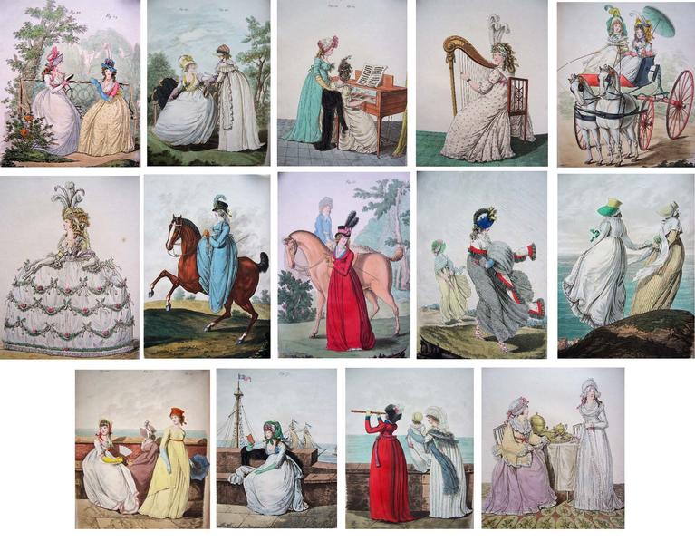 Image for the news item 'Nikolaus von Heideloff's 'The Gallery of Fashion' (1794-1802)' on 13 Jan 2021