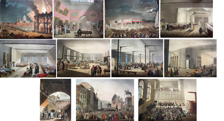 Image for the news item 'Rudolph Ackermann's Microcosm of London 1808-1810' on 2 Jun 2021