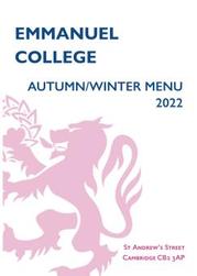 Image of Fine Dining Menu