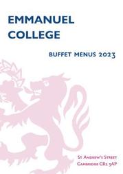 Image of Buffet Menu