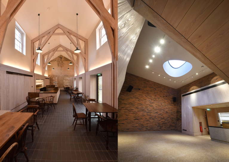 Photo of new college bar and basement event space